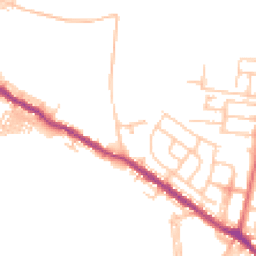 Daytime road noise heatmap for DH4 6BF