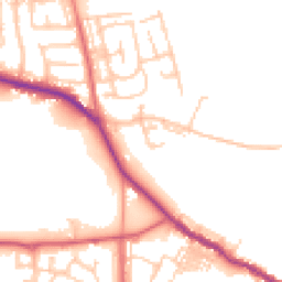 Daytime road noise heatmap for DH4 6BJ