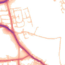 Daytime road noise heatmap for DH4 6DB