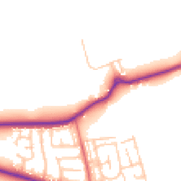 Daytime road noise heatmap for DH4 6HA