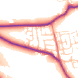 Daytime road noise heatmap for DH4 6HG