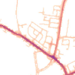 Daytime road noise heatmap for DH4 6JF