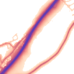 Daytime road noise heatmap for DH4 6PJ