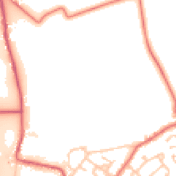 Daytime road noise heatmap for DH4 6PW