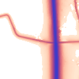 Daytime road noise heatmap for DH4 6QN