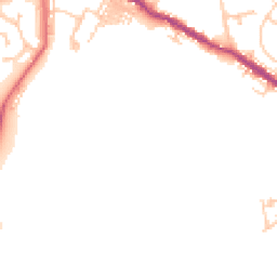 Daytime road noise heatmap for DH4 6QZ