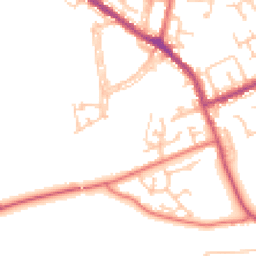 Daytime road noise heatmap for DH4 6RF