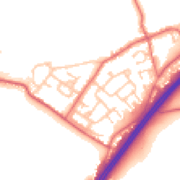 Daytime road noise heatmap for DH4 6RZ