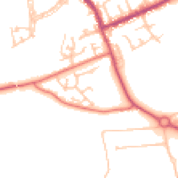 Daytime road noise heatmap for DH4 6TE