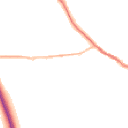Night-time road noise heatmap for DH4 6TL