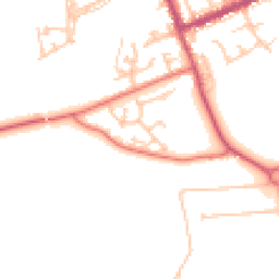 Daytime road noise heatmap for DH4 6TQ