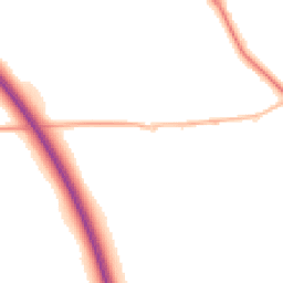 Night-time road noise heatmap for DH4 6TR