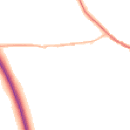 Night-time road noise heatmap for DH4 6TU