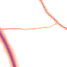 Night-time road noise heatmap for DH4 6TX