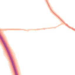 Night-time road noise heatmap for DH4 6TY