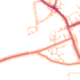 Daytime road noise heatmap for DH4 6UG