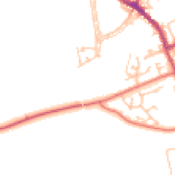 Daytime road noise heatmap for DH4 6UL