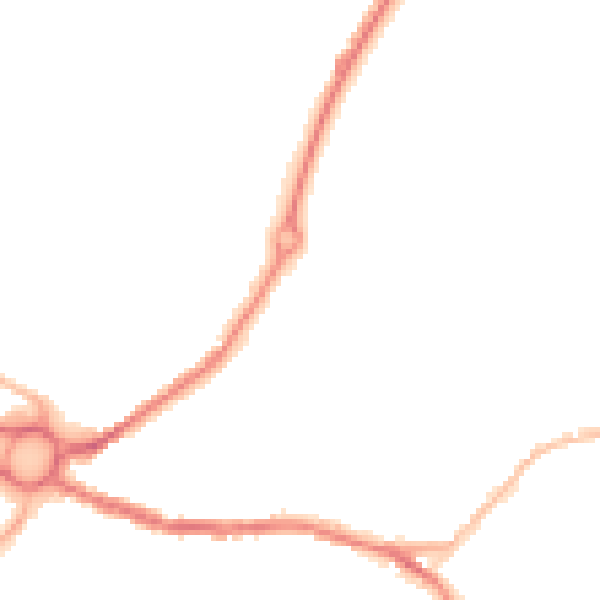 Night-time road noise heatmap for DH4 7EB