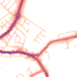 Daytime road noise heatmap for DH4 7FB