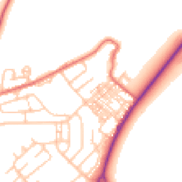 Daytime road noise heatmap for DH4 7HN