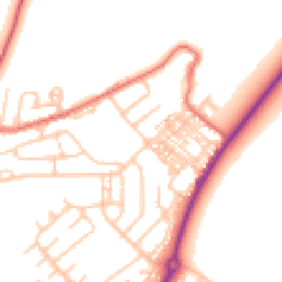 Daytime road noise heatmap for DH4 7HP