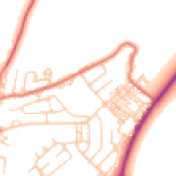Daytime road noise heatmap for DH4 7HR