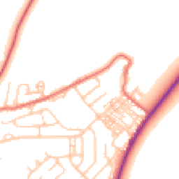 Daytime road noise heatmap for DH4 7HU