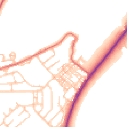 Daytime road noise heatmap for DH4 7JL