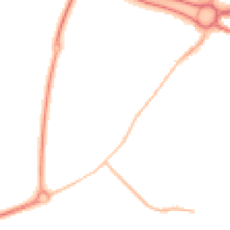 Night-time road noise heatmap for DH4 7LY