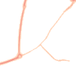 Night-time road noise heatmap for DH4 7TN