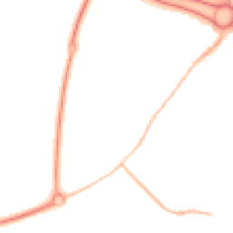 Night-time road noise heatmap for DH4 7TS