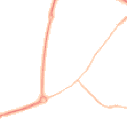 Night-time road noise heatmap for DH4 7TW