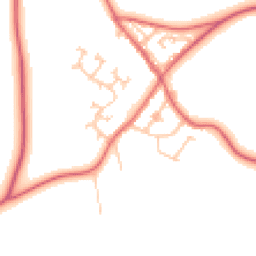 Daytime road noise heatmap for DH6 1AD