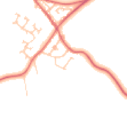 Daytime road noise heatmap for DH6 1AH