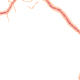 Daytime road noise heatmap for DH6 1AJ