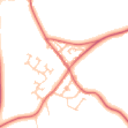 Daytime road noise heatmap for DH6 1AR