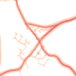 Daytime road noise heatmap for DH6 1AS