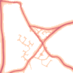 Daytime road noise heatmap for DH6 1AT