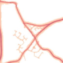 Daytime road noise heatmap for DH6 1AU