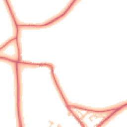 Daytime road noise heatmap for DH6 1BE