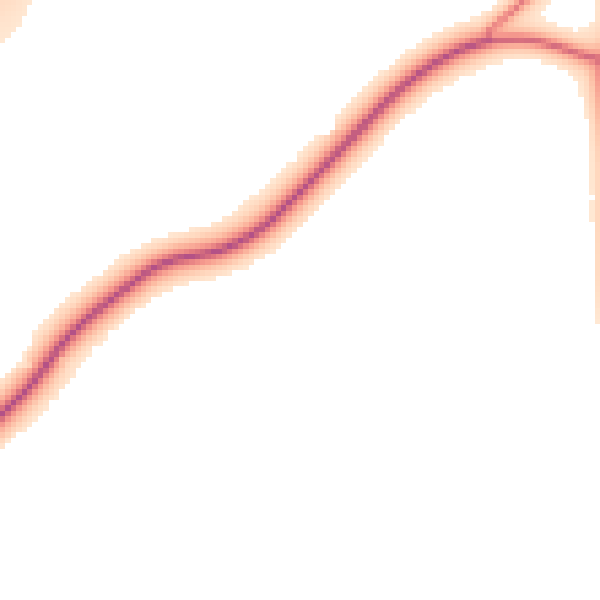 Daytime road noise heatmap for DH6 1BW