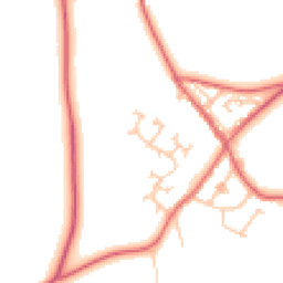 Daytime road noise heatmap for DH6 1DF
