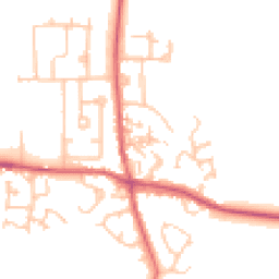 Daytime road noise heatmap for DH6 1DJ