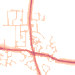 Daytime road noise heatmap for DH6 1DP