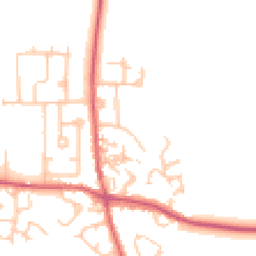 Daytime road noise heatmap for DH6 1DU