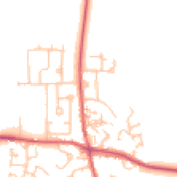 Daytime road noise heatmap for DH6 1DX