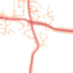 Daytime road noise heatmap for DH6 1EQ