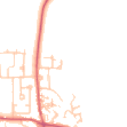 Daytime road noise heatmap for DH6 1EX
