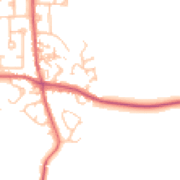 Daytime road noise heatmap for DH6 1HF