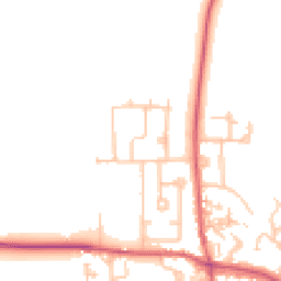 Daytime road noise heatmap for DH6 1JL